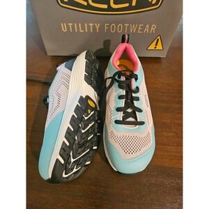 NEW KEEN Utility Sparta 2 Women's Work Shoes Barely Pink/Black, Aluminum Toe, 7W